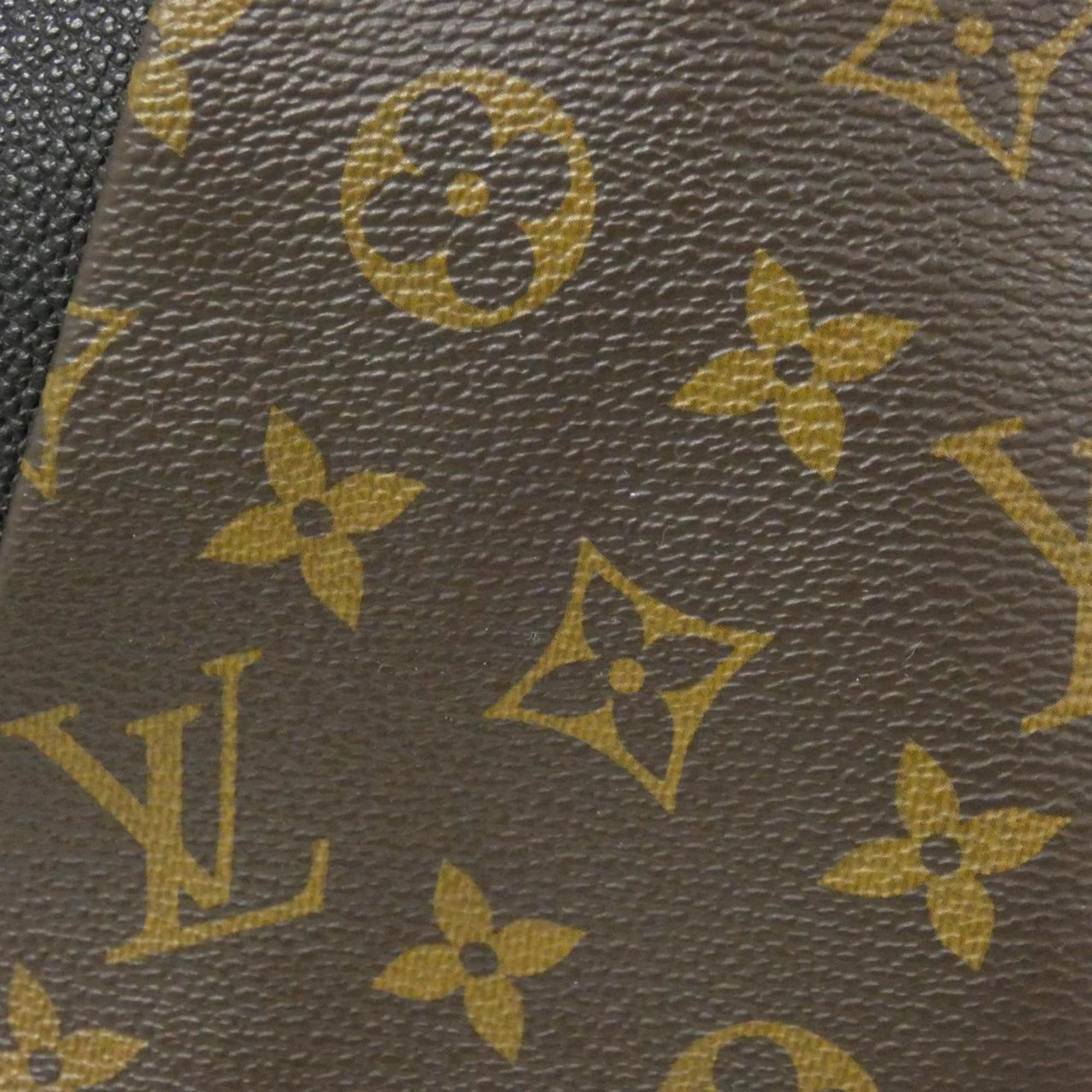 Louis Vuitton Brown Coated Canvas Leather Handbag (Pre-Owned)