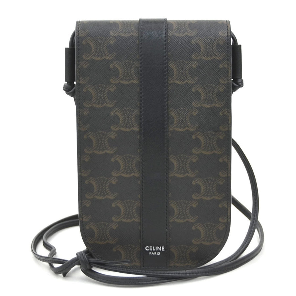 Wallet on Strap Triomphe Coated Canvas
