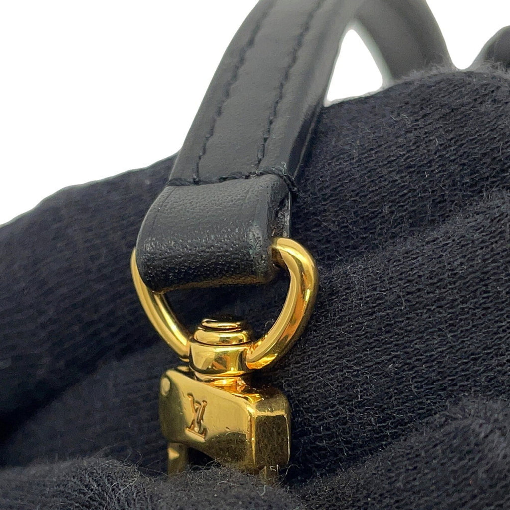 Louis Vuitton Noir Monogram Pochette Shoulder Bag (Pre-Owned)