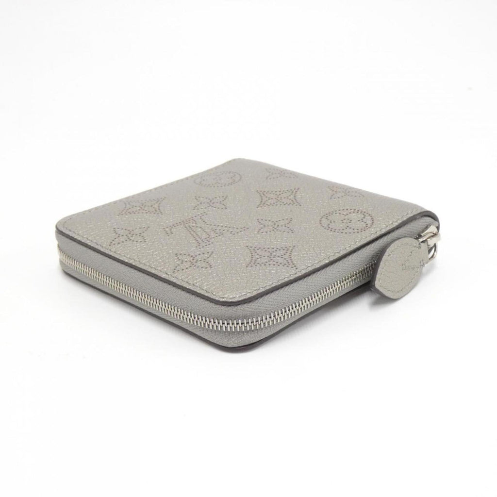 Louis Vuitton Metallic Gray Leather Wallet (Bi-Fold) (Pre-Owned)