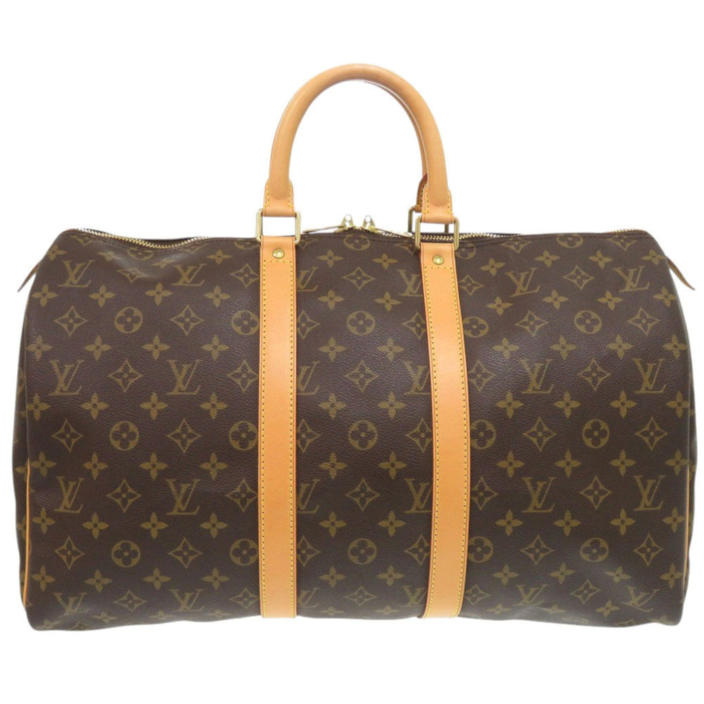 Louis Vuitton Brown Monogram Canvas Boston Bag (Pre-Owned)