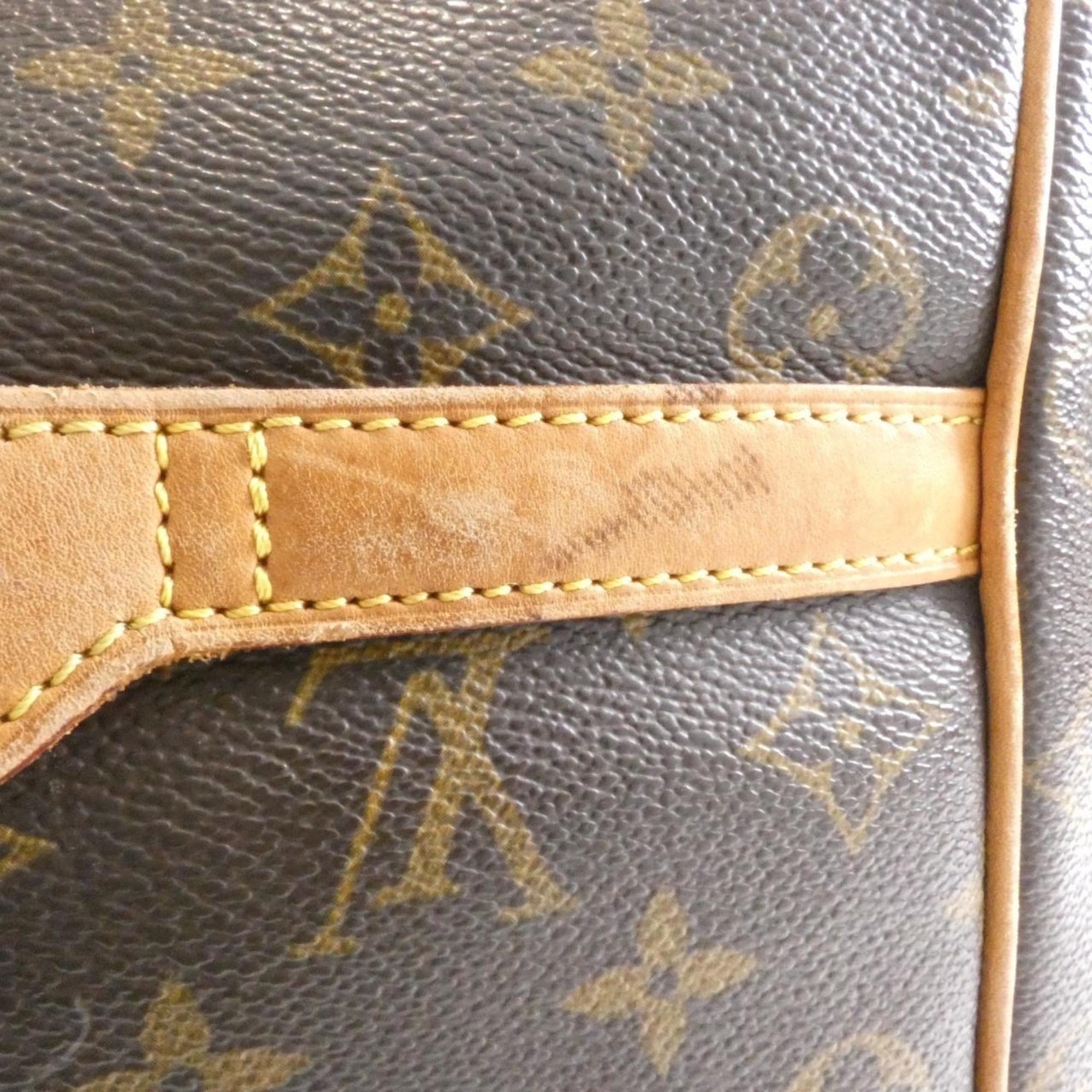 Louis Vuitton Marron Coated Canvas Shoulder Bag (Pre-Owned)
