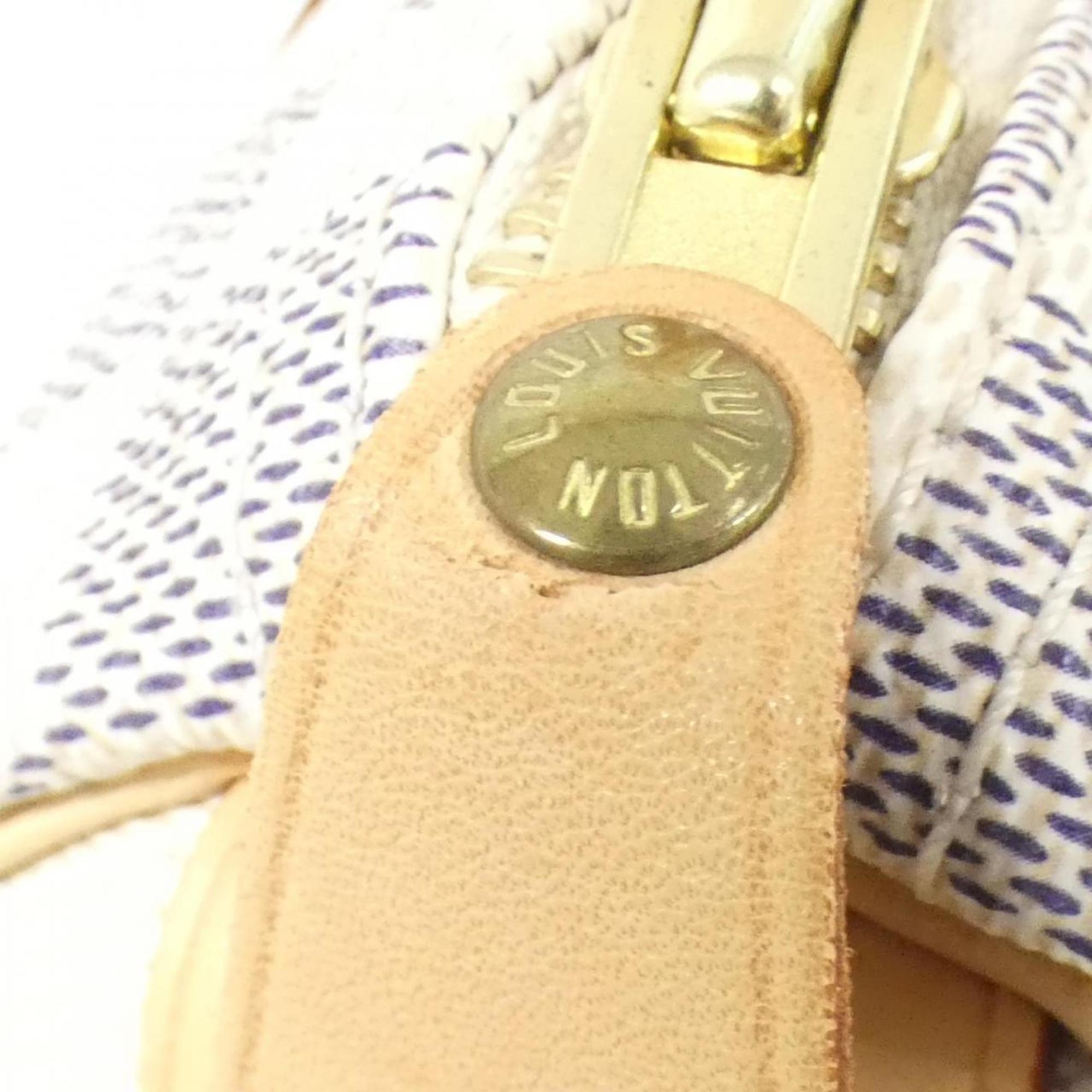 Louis Vuitton Azur Coated Canvas Boston Bag (Pre-Owned)