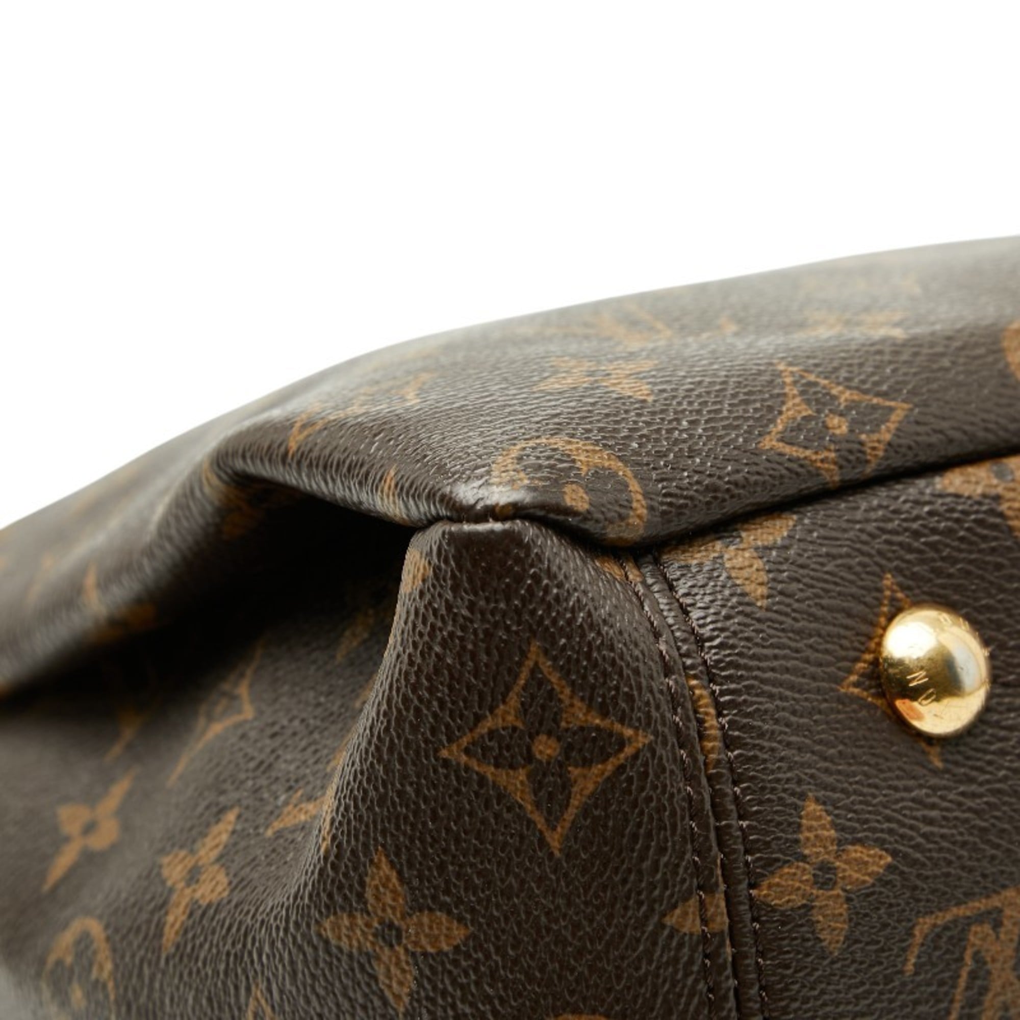 Louis Vuitton Brown Purple Pvc Leather Handbag Shoulder Bag (Pre-Owned)