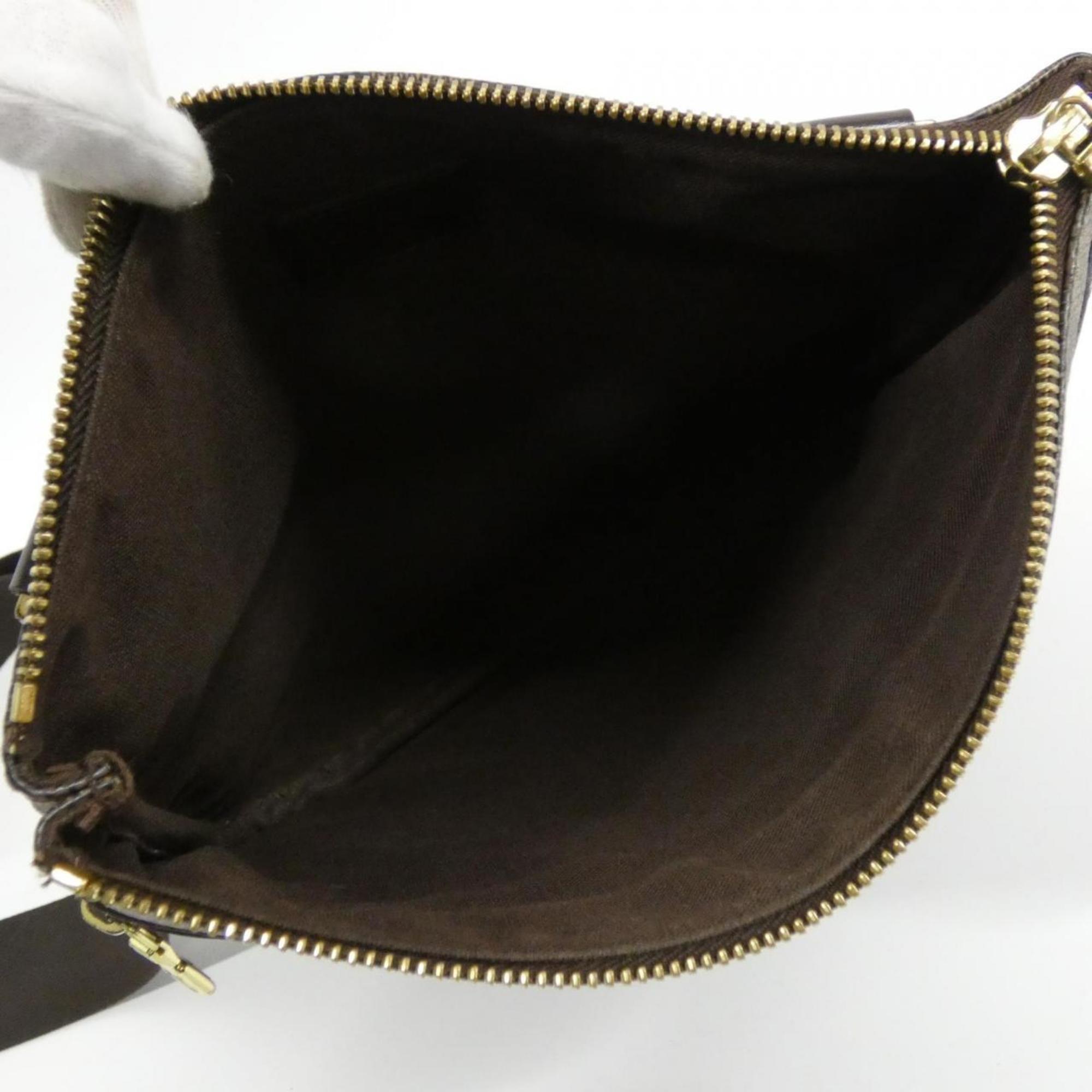 Louis Vuitton Ebene Coated Canvas Pochette Shoulder Bag (Pre-Owned)