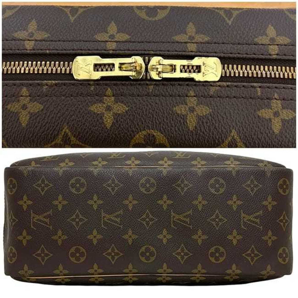 Louis Vuitton Monogram Brown Monogram Leather Boston Bag Handbag (Pre-Owned)