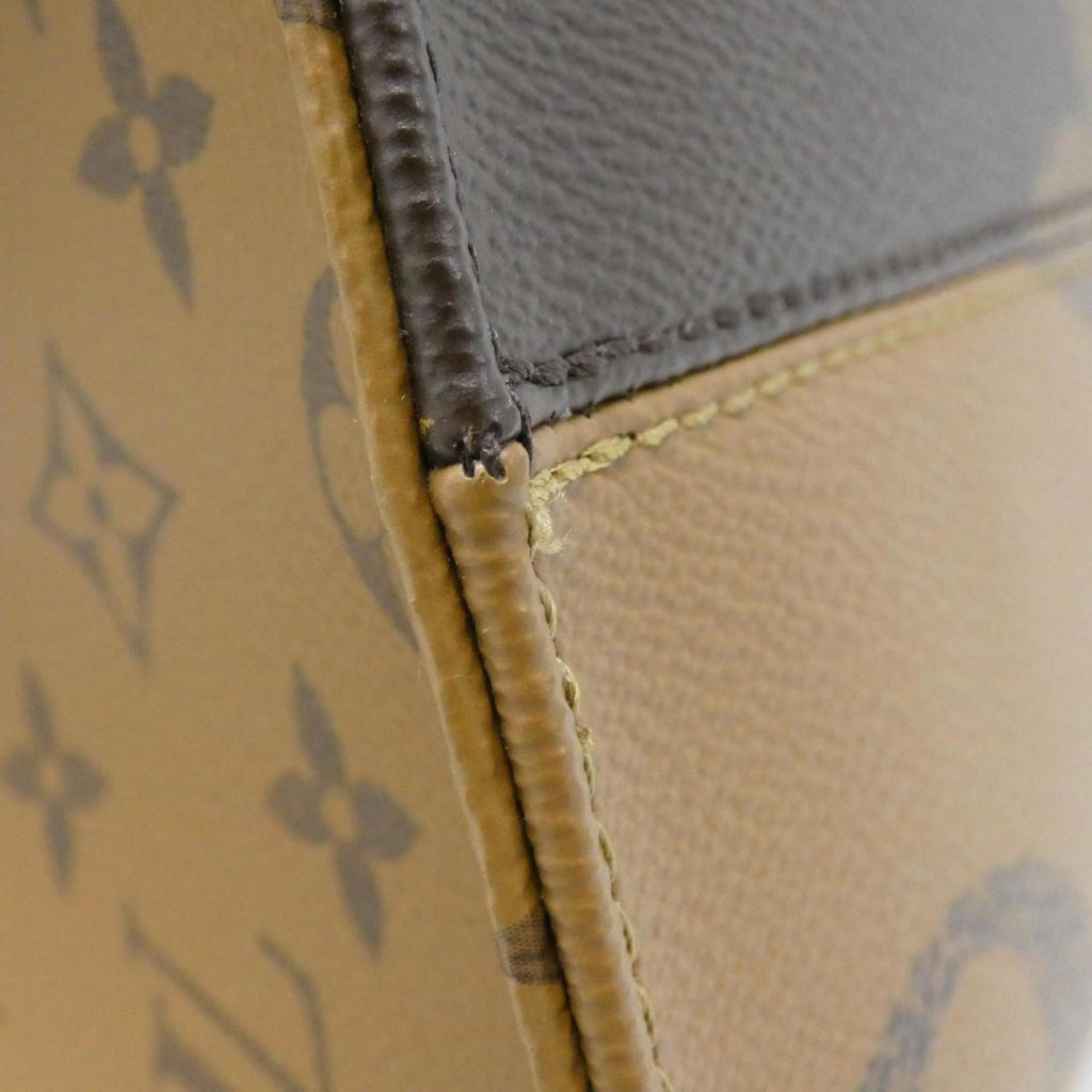 Louis Vuitton Marron Coated Canvas Handbag (Pre-Owned)