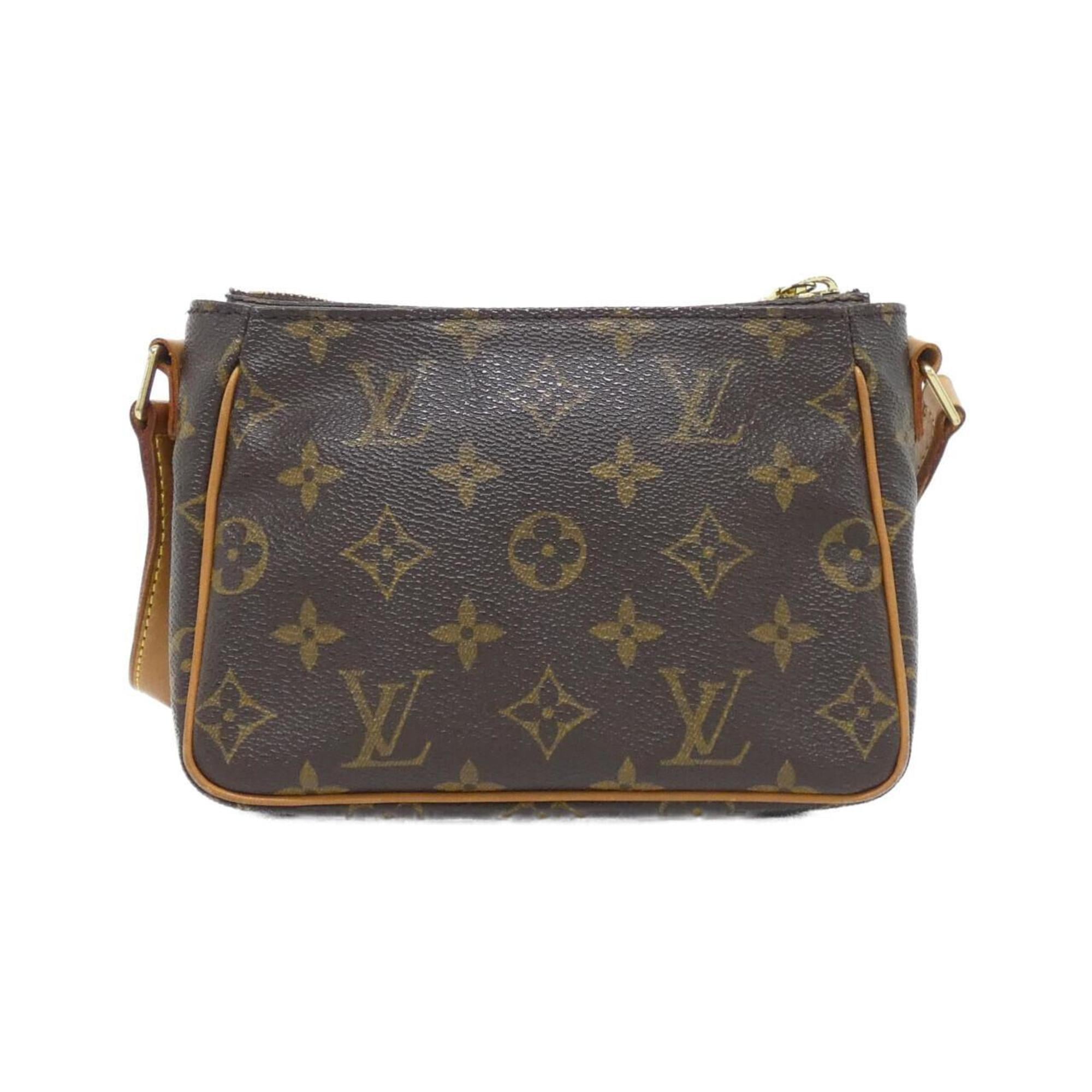 Louis Vuitton Marron Coated Canvas Shoulder Bag (Pre-Owned)