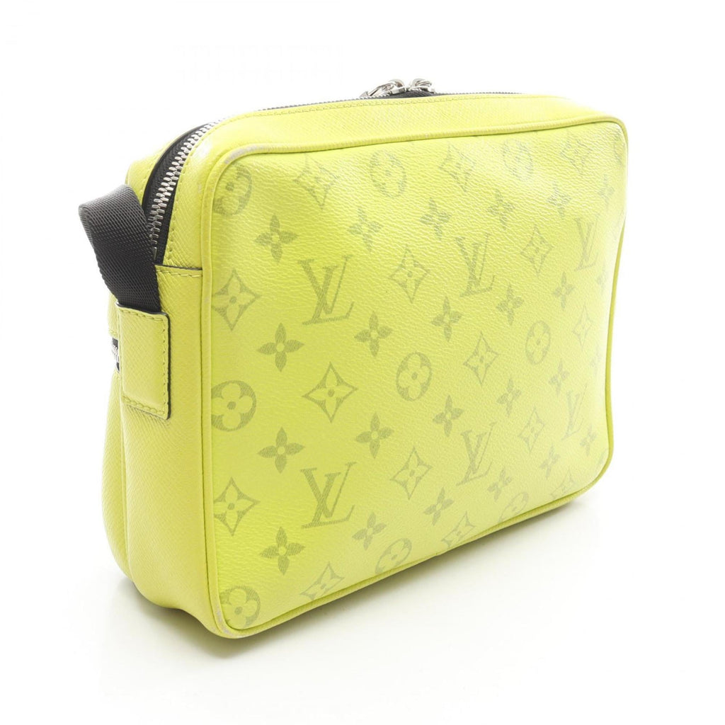 Louis Vuitton Jaune Yellow Coated Canvas Leather Shoulder Bag (Pre-Owned)