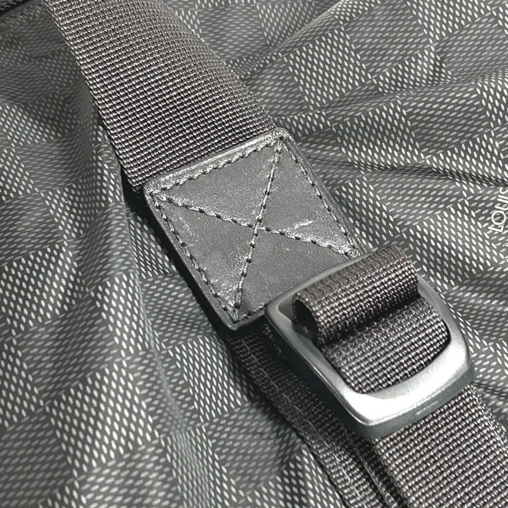 Louis Vuitton Black Damier Canvas Boston Bag Shoulder Bag (Pre-Owned)