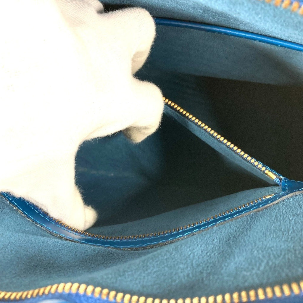 Louis Vuitton Blue Toledo Blue Epi Leather Shoulder Bag Tote Bag (Pre-Owned)