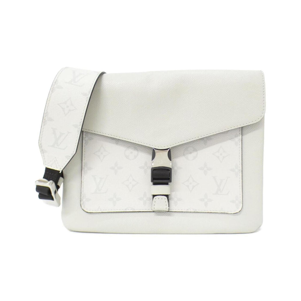 Louis Vuitton White Taigarama Shoulder Bag (Pre-Owned)