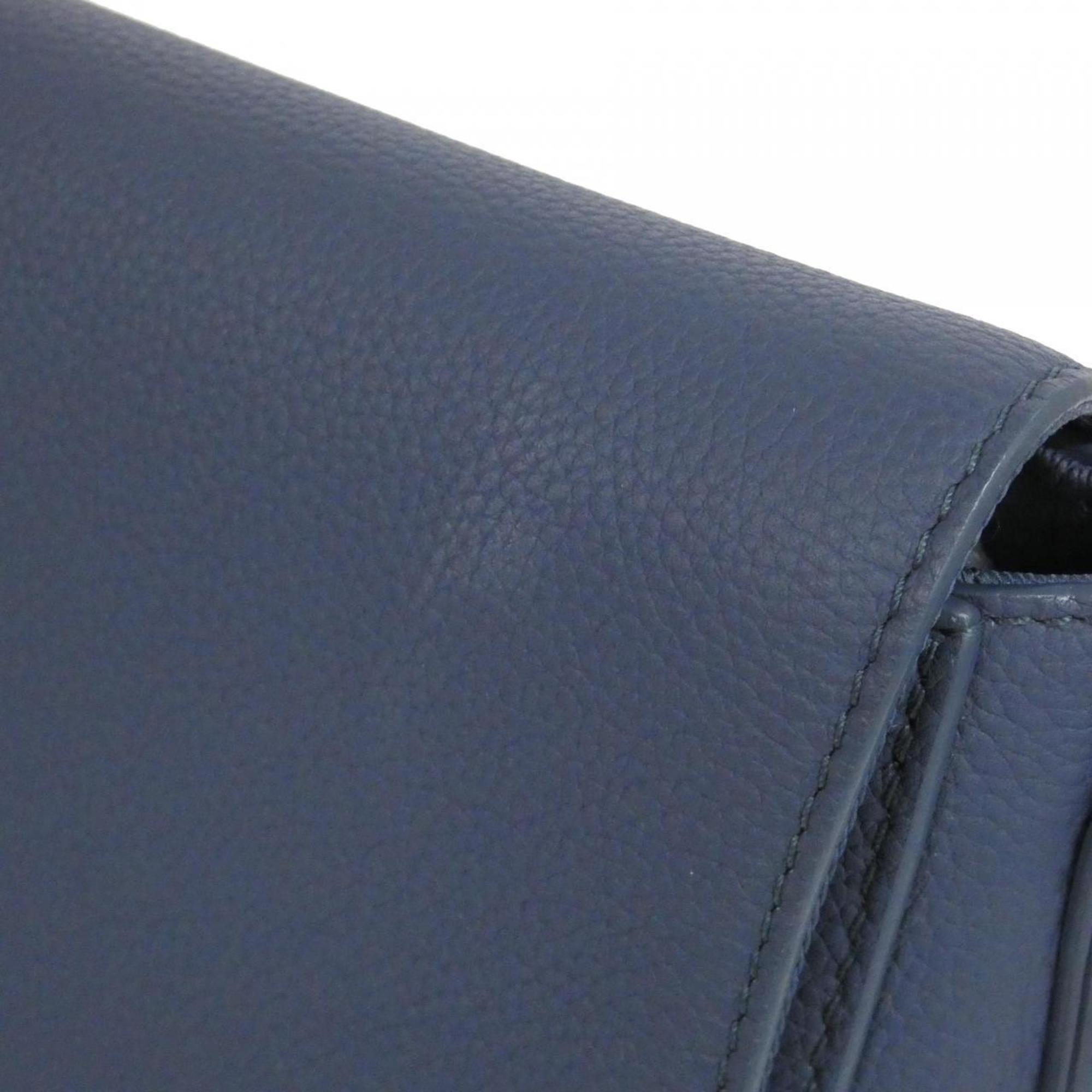 Louis Vuitton Blue Leather Shoulder Bag (Pre-Owned)