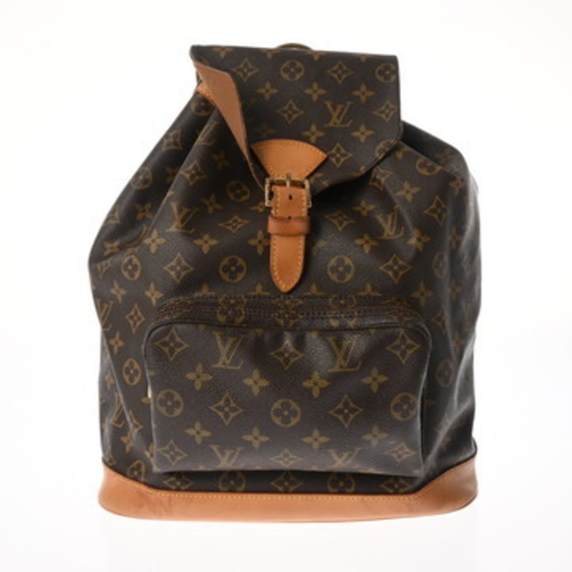 Louis Vuitton Brown Monogram Canvas Backpack (Pre-Owned)