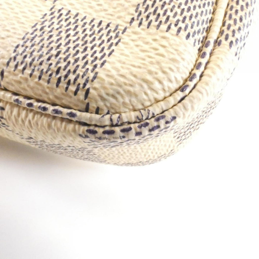 Louis Vuitton Azur Coated Canvas Pochette Pouch (Pre-Owned)