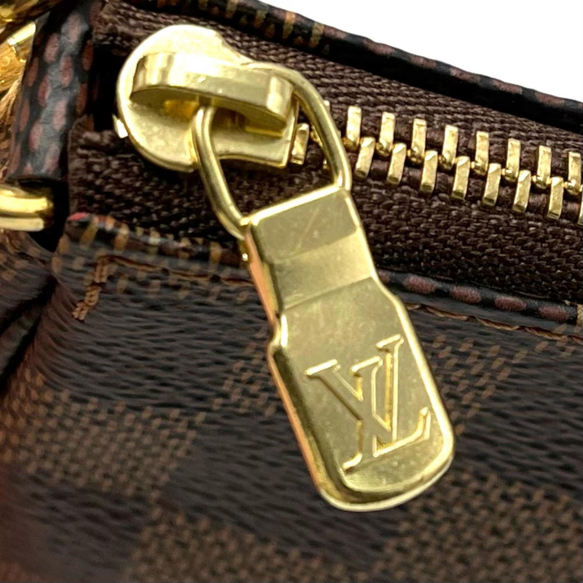 Louis Vuitton Brown Damier Canvas Pochette Pouch (Pre-Owned)