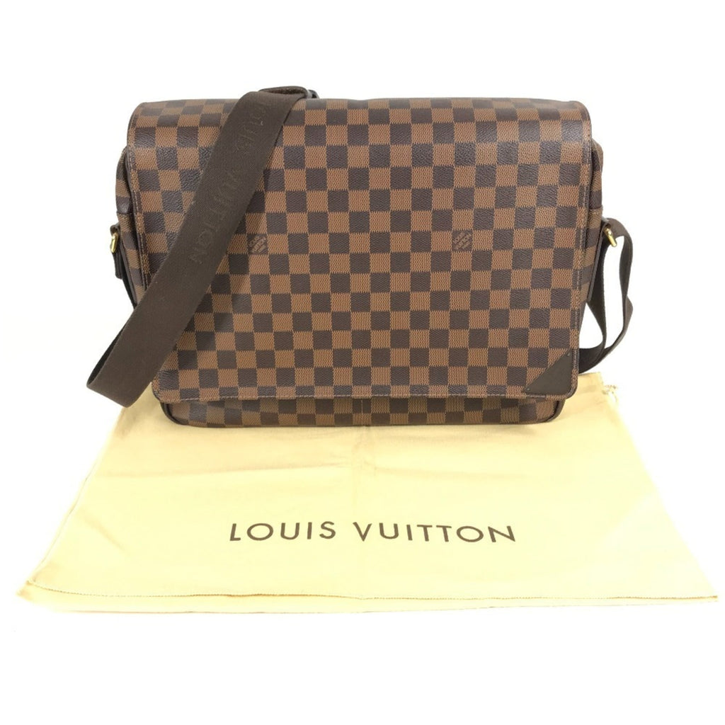 Louis Vuitton Damier Brown Ebene Damier Canvas Messenger Bag Shoulder Bag (Pre-Owned)
