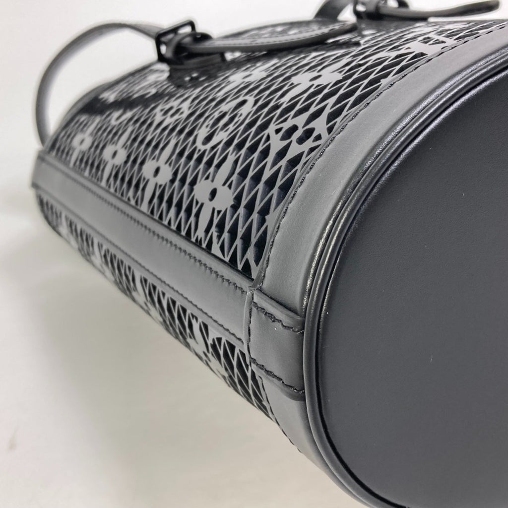 Louis Vuitton Black Noir Monogram Plastic Shoulder Bag (Pre-Owned)