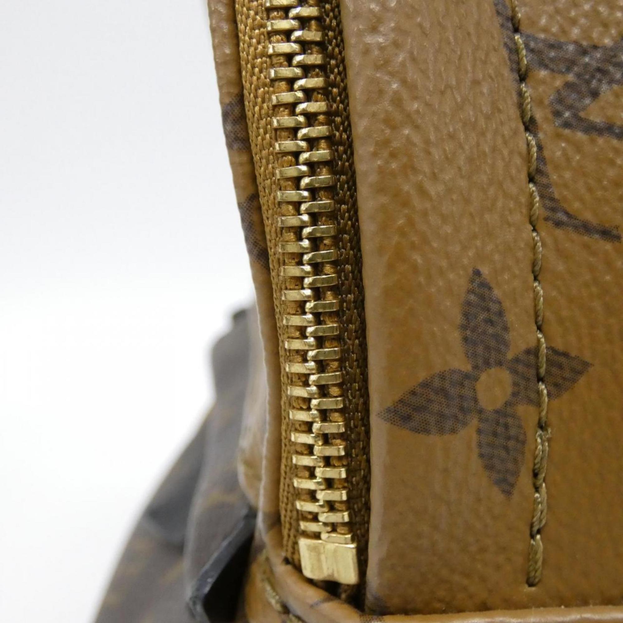 Louis Vuitton Marron Coated Canvas Backpack (Pre-Owned)
