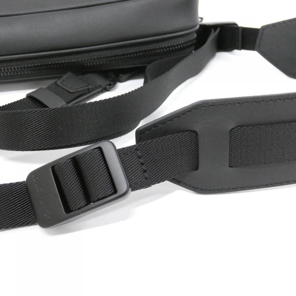 Louis Vuitton Black Gris Nylon Shoulder Bag (Pre-Owned)