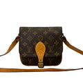 Louis Vuitton Brown Leather Pvc Pochette Shoulder Bag (Pre-Owned)