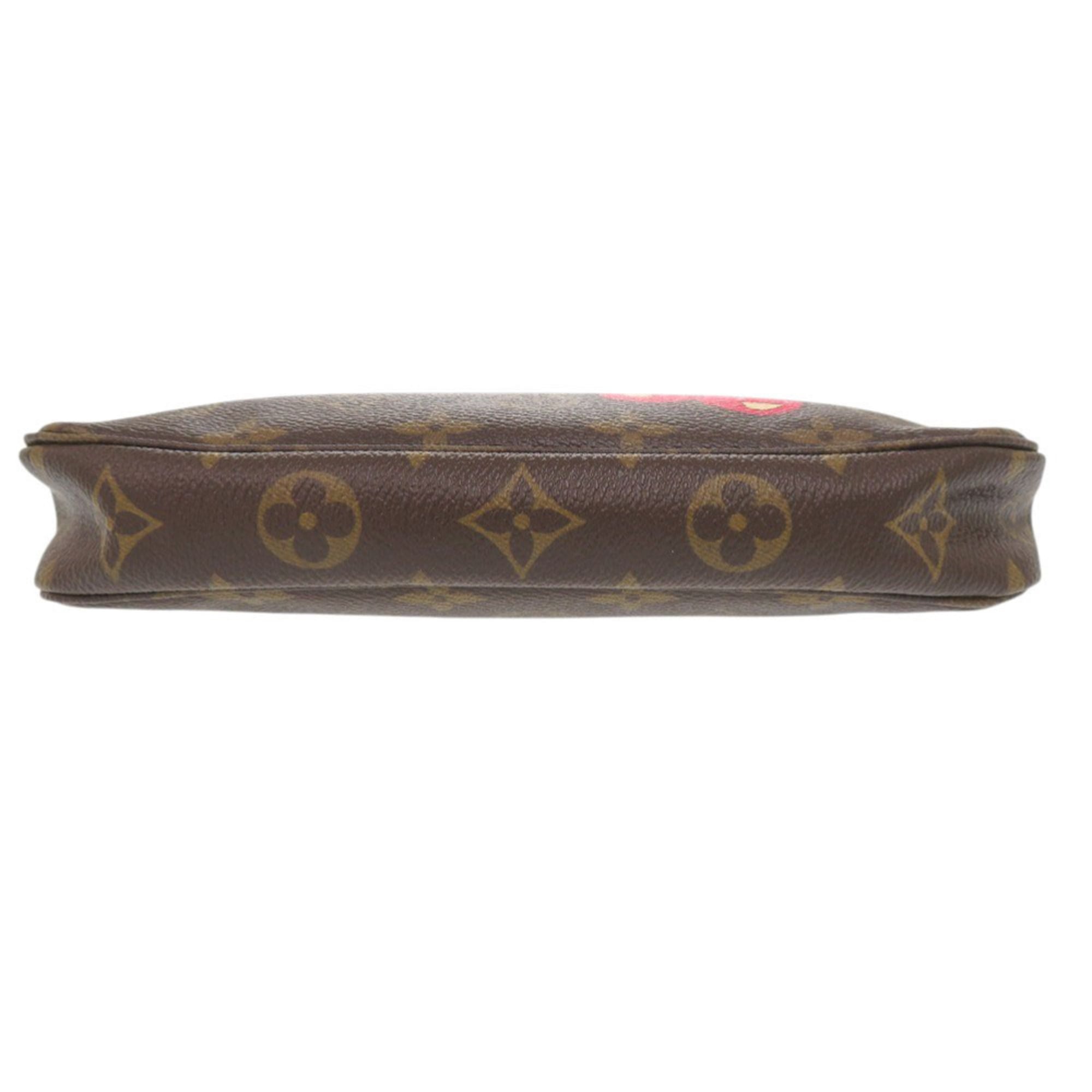 Louis Vuitton Brown Monogram Cherry Monogram Canvas Pochette Pouch (Pre-Owned)