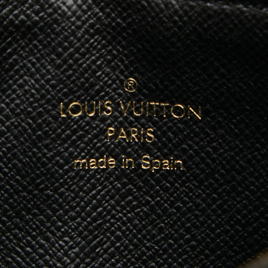 Louis Vuitton Monogram Reverse Black Brown Monogram Reverse Monogram Reverse Coin Purse/Coin Case (Pre-Owned)