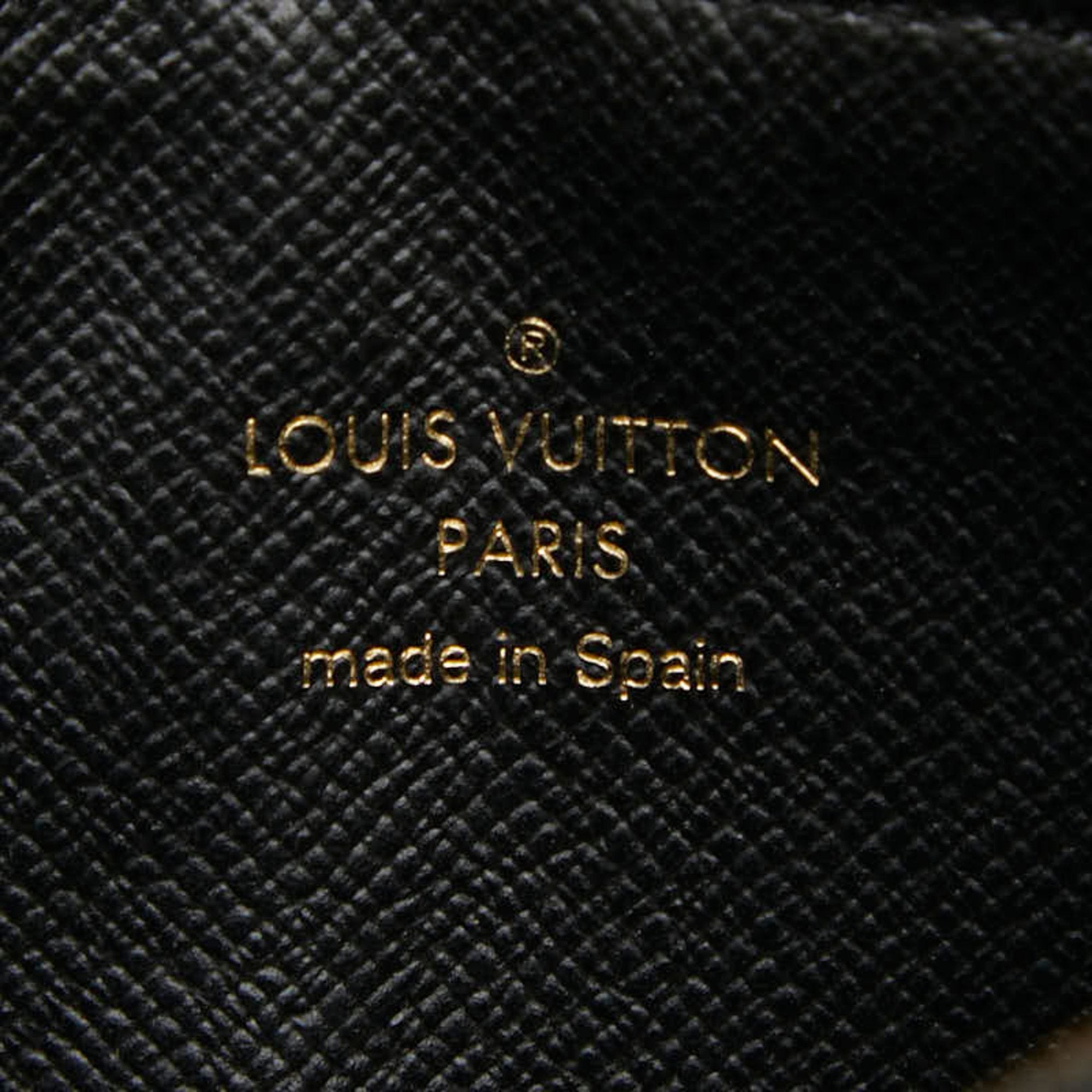 Louis Vuitton Monogram Reverse Black Brown Monogram Reverse Monogram Reverse Coin Purse/Coin Case (Pre-Owned)