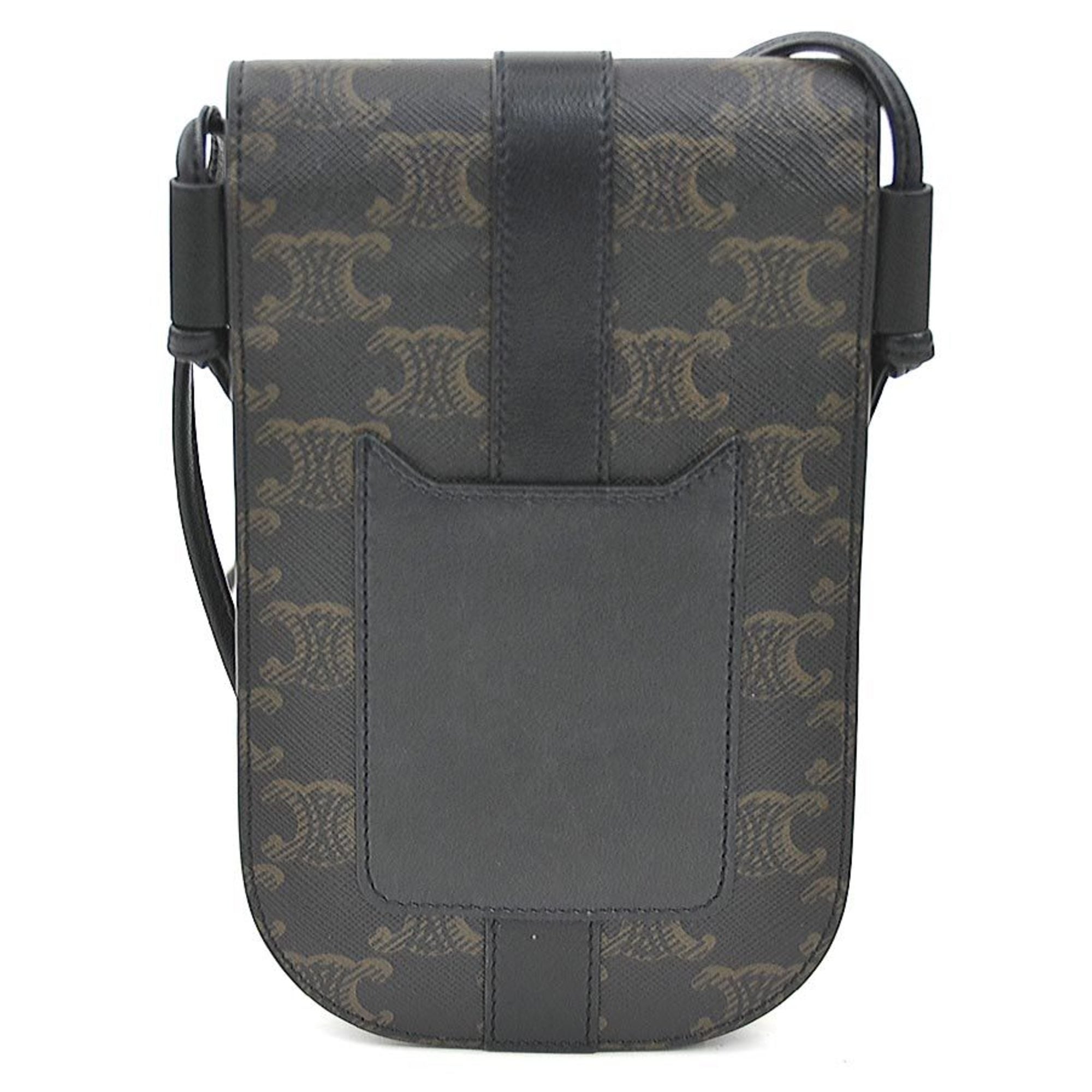 Wallet on Strap Triomphe Coated Canvas