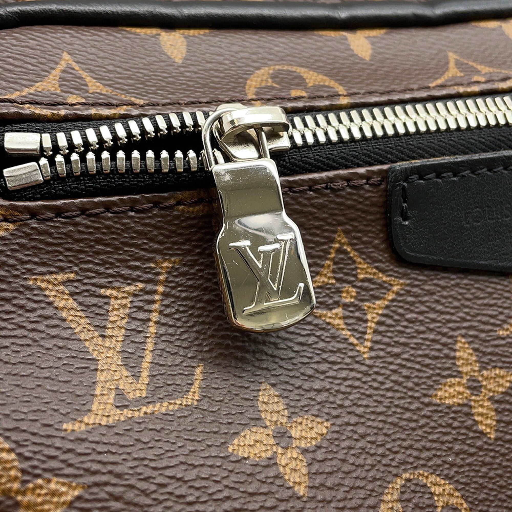 Louis Vuitton Black Brown Monogram Macassar Noir Monogram Backpack (Pre-Owned)