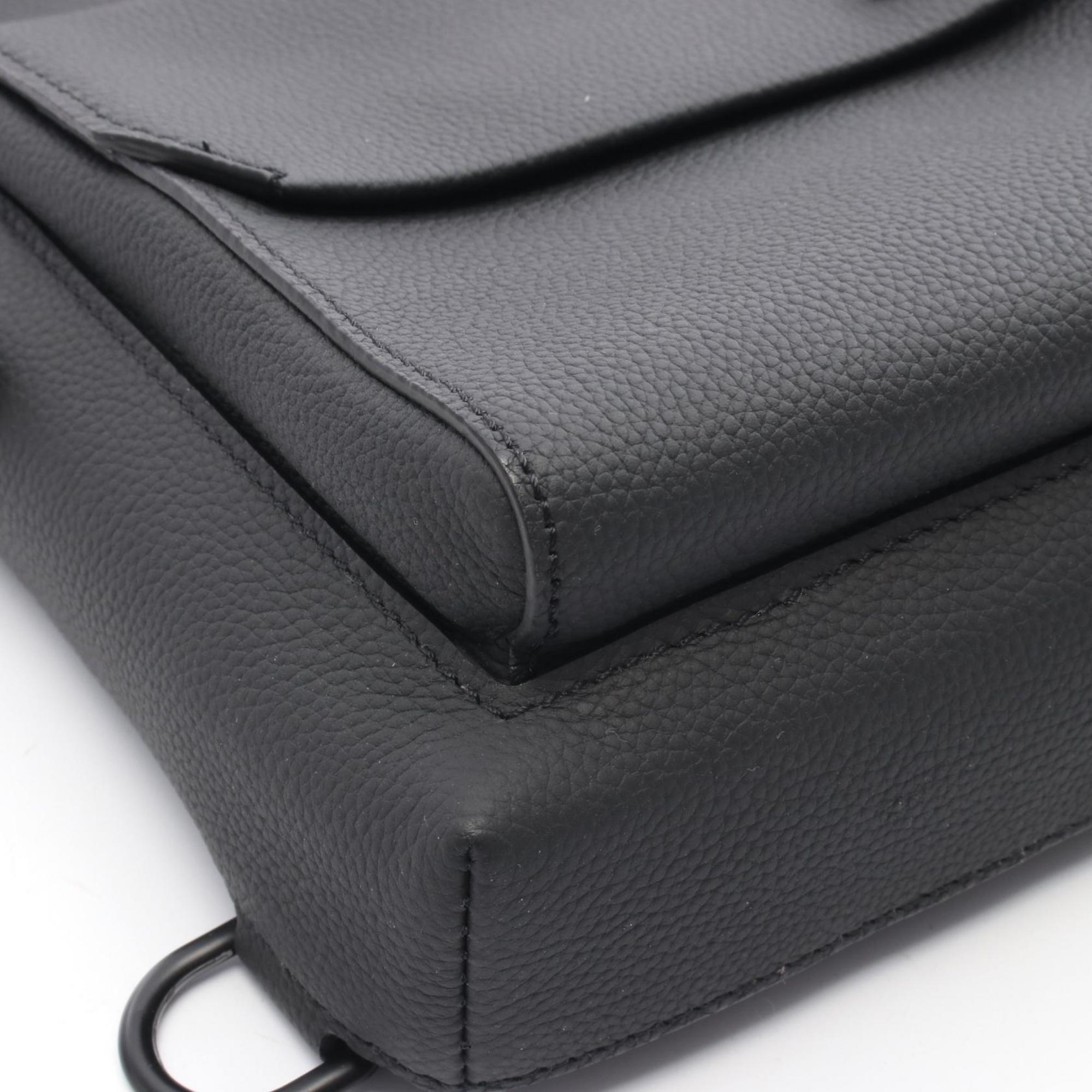 Louis Vuitton Black Leather Fanny Pack (Pre-Owned)