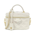 Louis Vuitton Ivory Leather Shoulder Bag Vanity Bag (Pre-Owned)