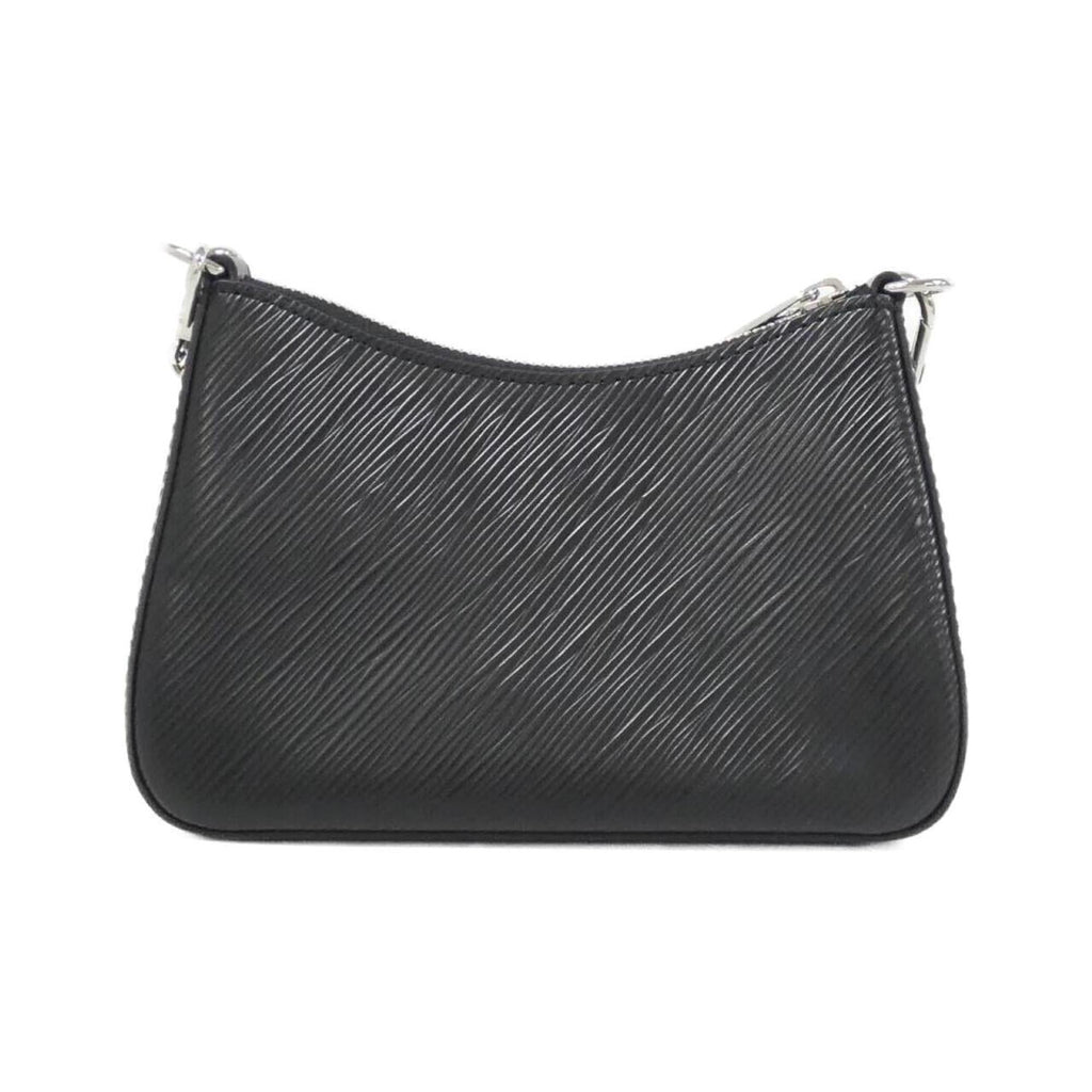 Louis Vuitton Black Leather Shoulder Bag (Pre-Owned)