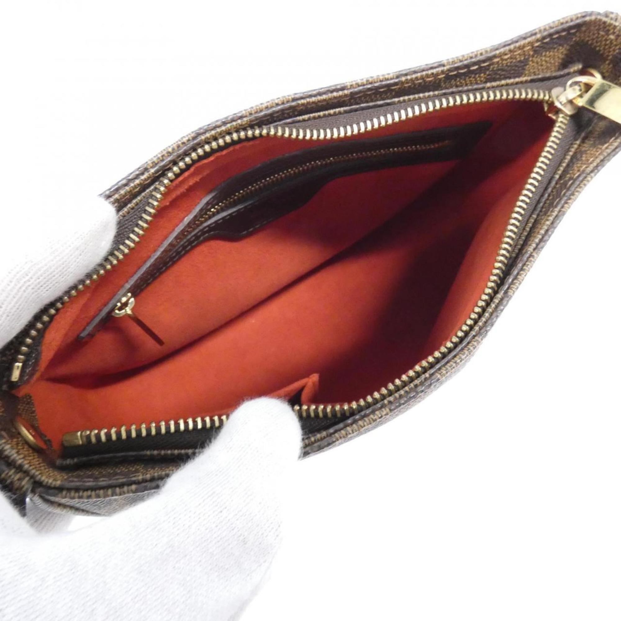 Louis Vuitton Ebene Coated Canvas Shoulder Bag (Pre-Owned)
