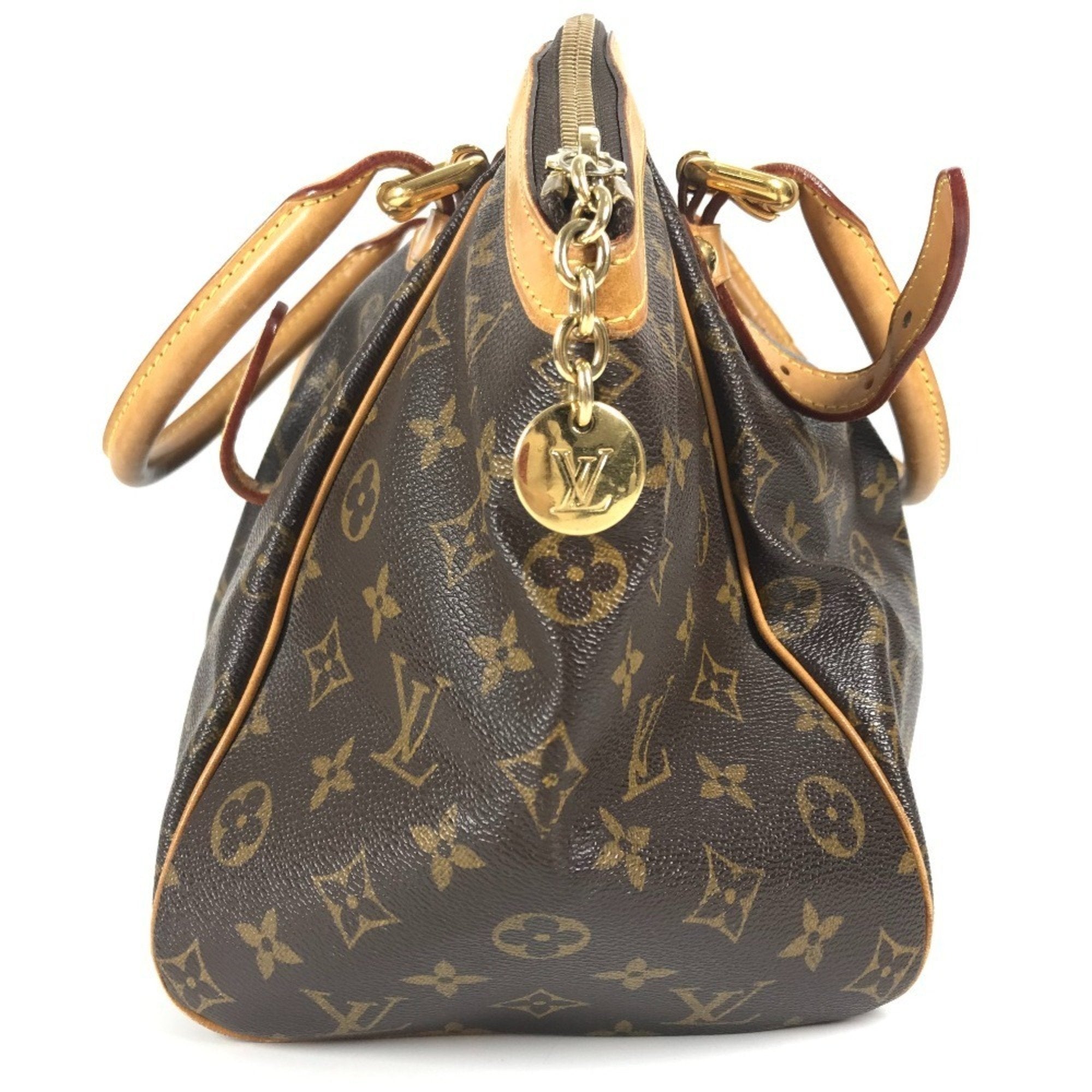 Louis Vuitton Brown Monogram Canvas Shoulder Bag Tote Bag (Pre-Owned)