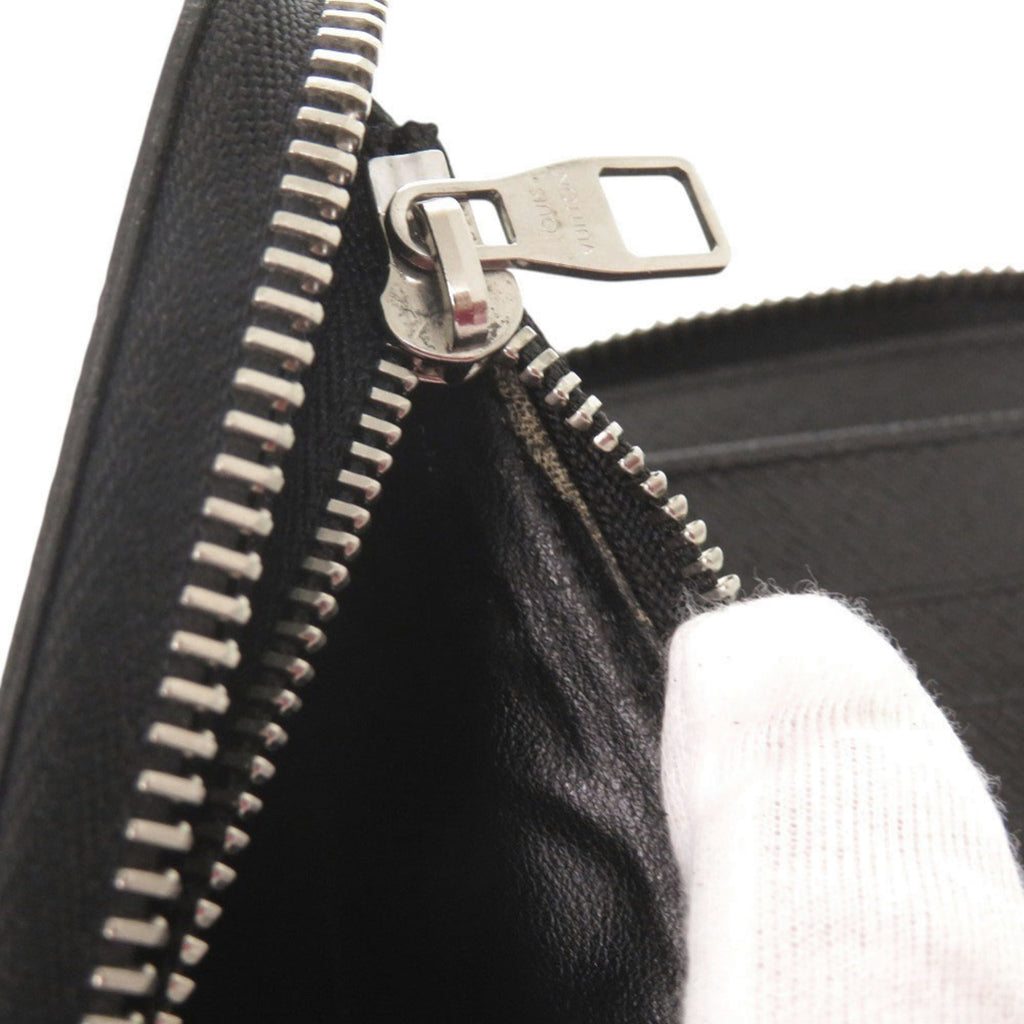 Louis Vuitton Black Damier Graphite Long Wallet (Bi-Fold) (Pre-Owned)