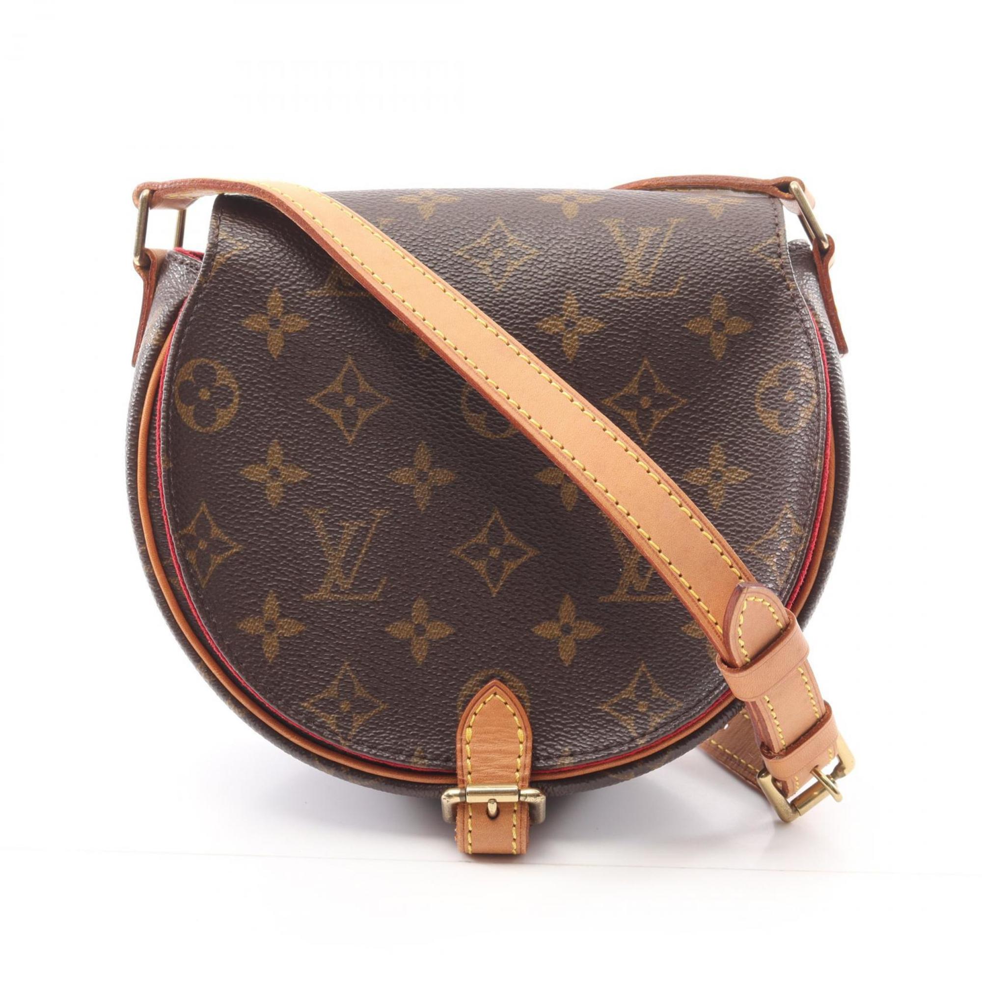 Louis Vuitton Brown Monogram Coated Canvas Leather Shoulder Bag (Pre-Owned)