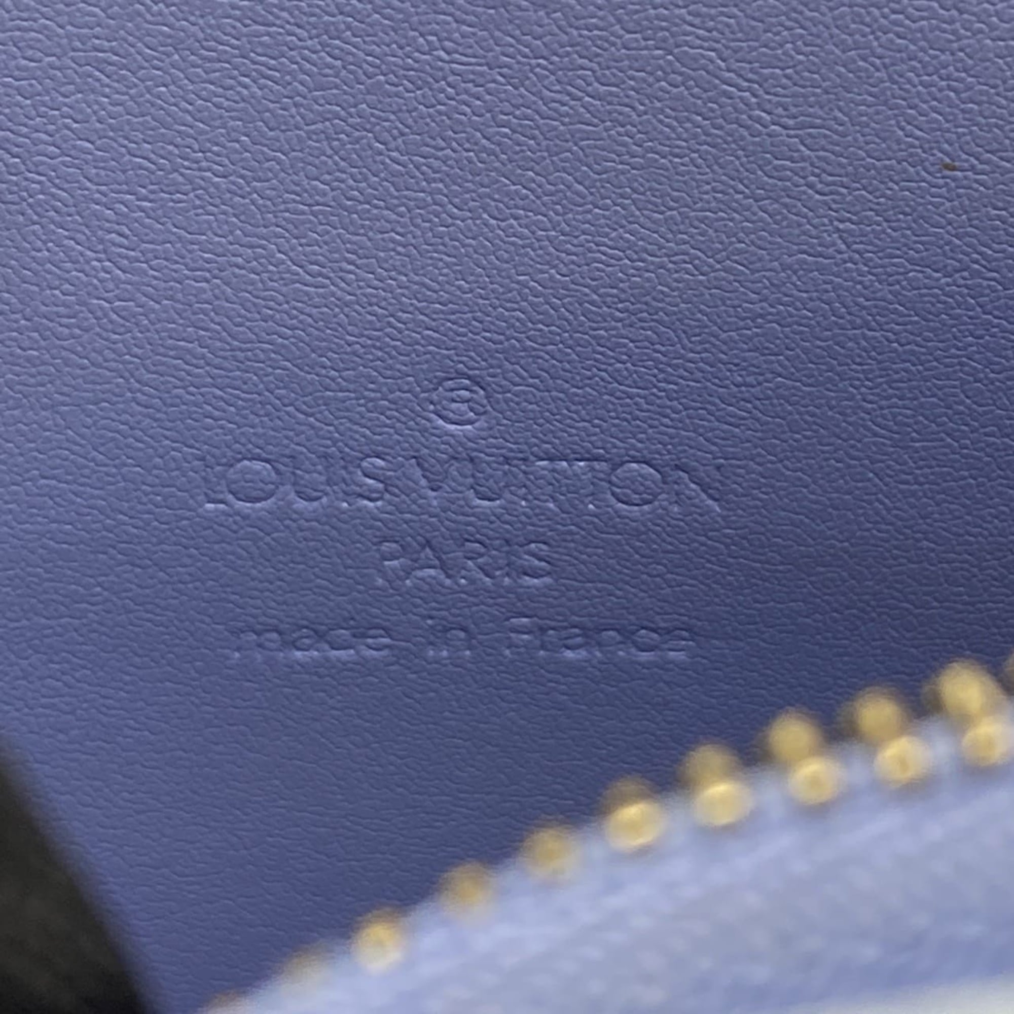 Louis Vuitton Blue Monogram Vernis Pochette Shoulder Bag (Pre-Owned)