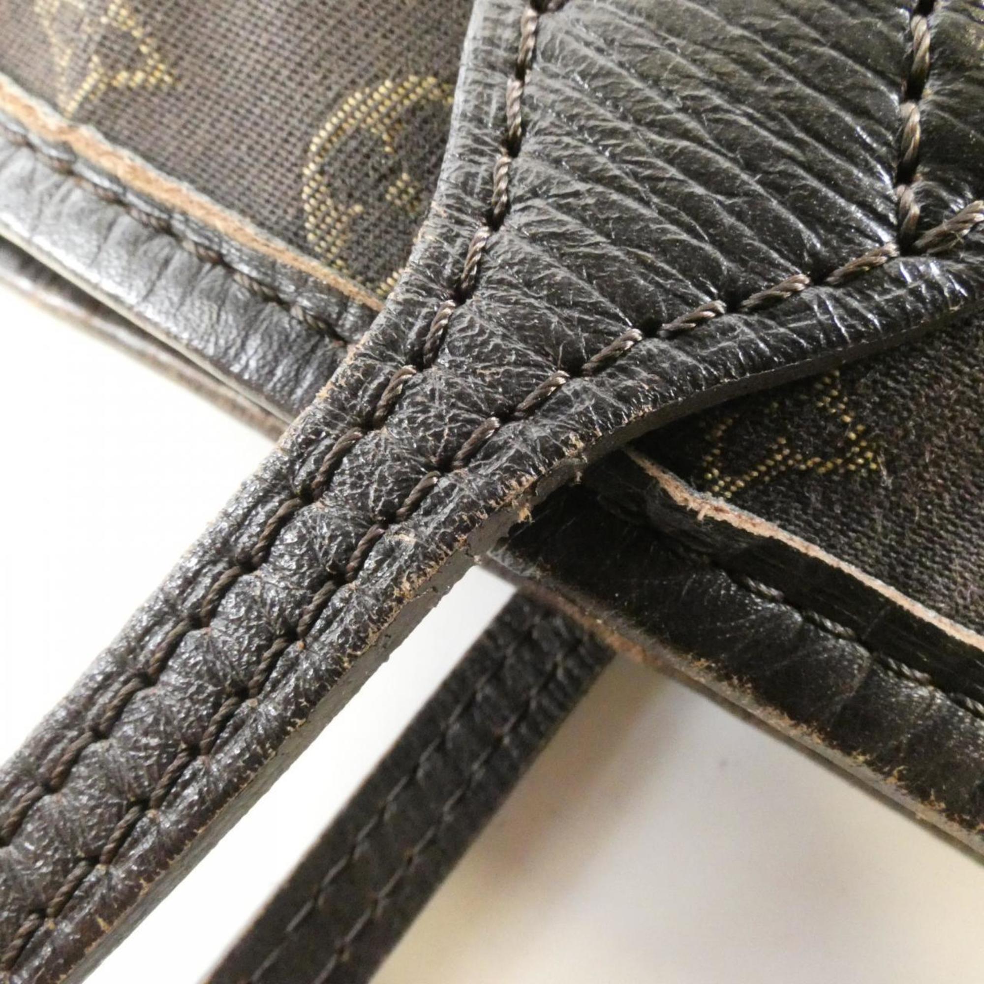 Louis Vuitton Fusain Canvas Handbag (Pre-Owned)