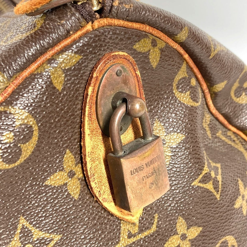 Louis Vuitton Brown Monogram Monogram Boston Bag Handbag (Pre-Owned)