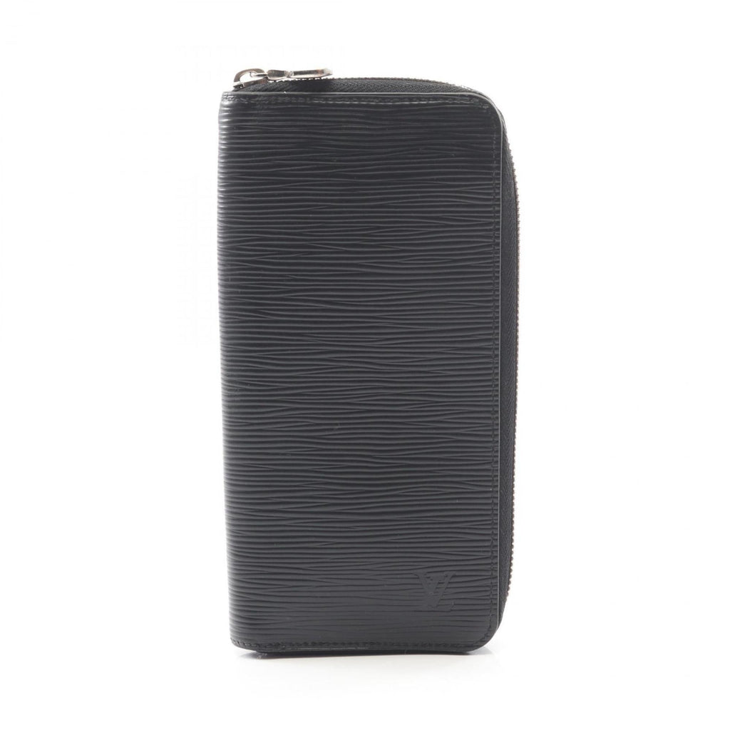 Louis Vuitton Black Noir Epi Leather Long Wallet (Bi-Fold) (Pre-Owned)
