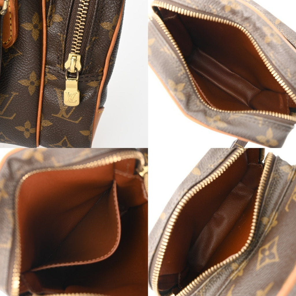 Louis Vuitton Brown Monogram Canvas Shoulder Bag (Pre-Owned)