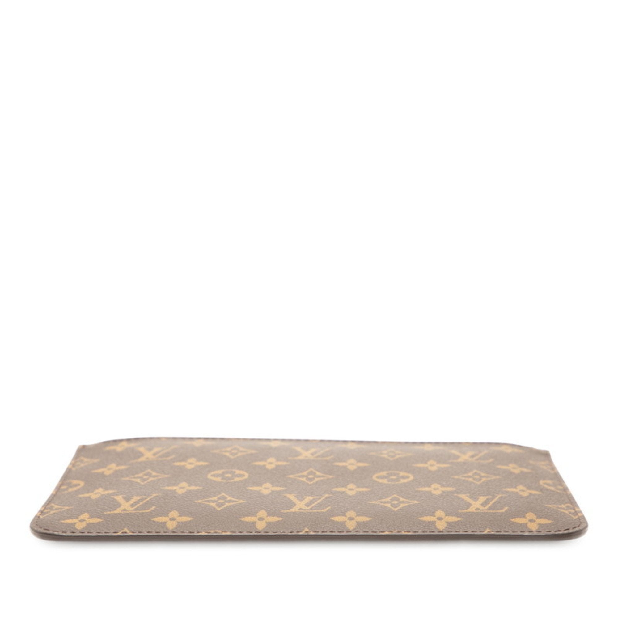 Louis Vuitton Brown Red Color Pvc Pouch (Pre-Owned)