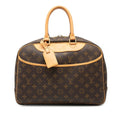 Louis Vuitton Brown Pvc Leather Handbag (Pre-Owned)
