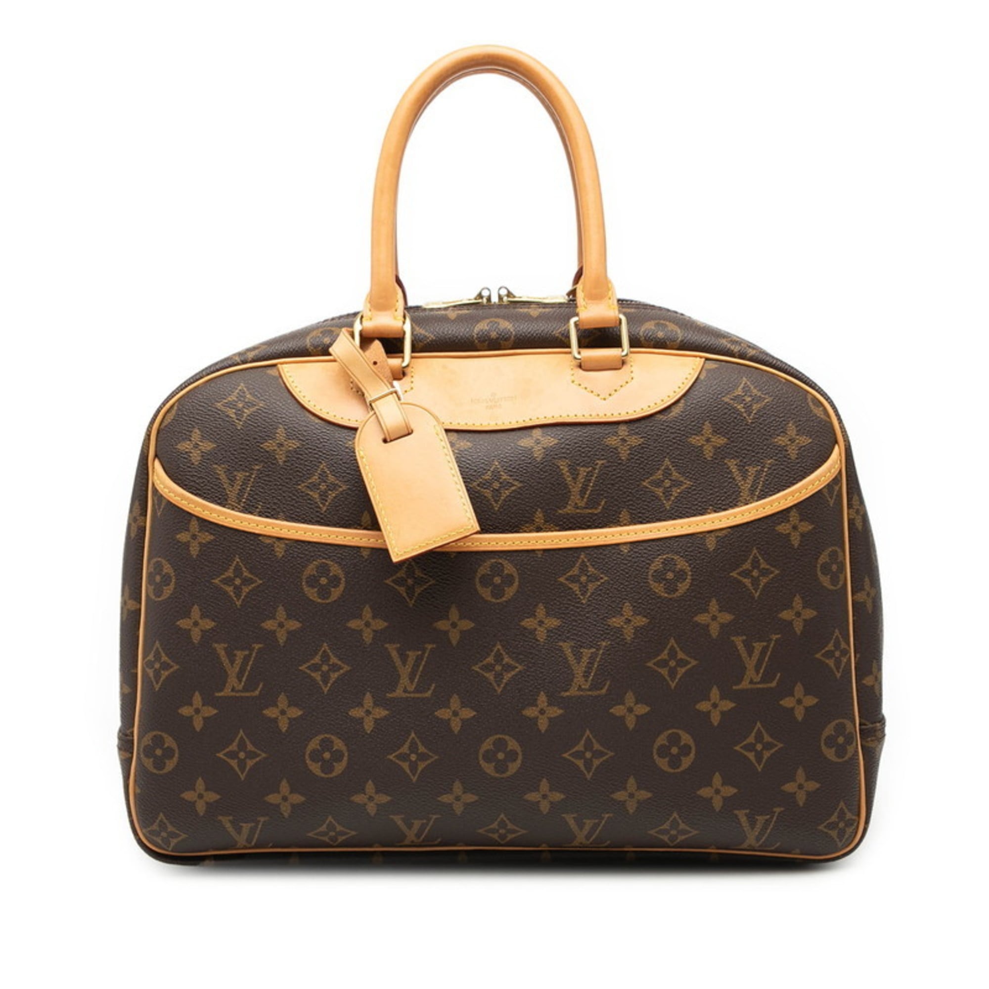 Louis Vuitton Brown Pvc Leather Handbag (Pre-Owned)