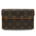 Louis Vuitton Brown Monogram White Monogram Clutch Bag Pochette Pouch (Pre-Owned)