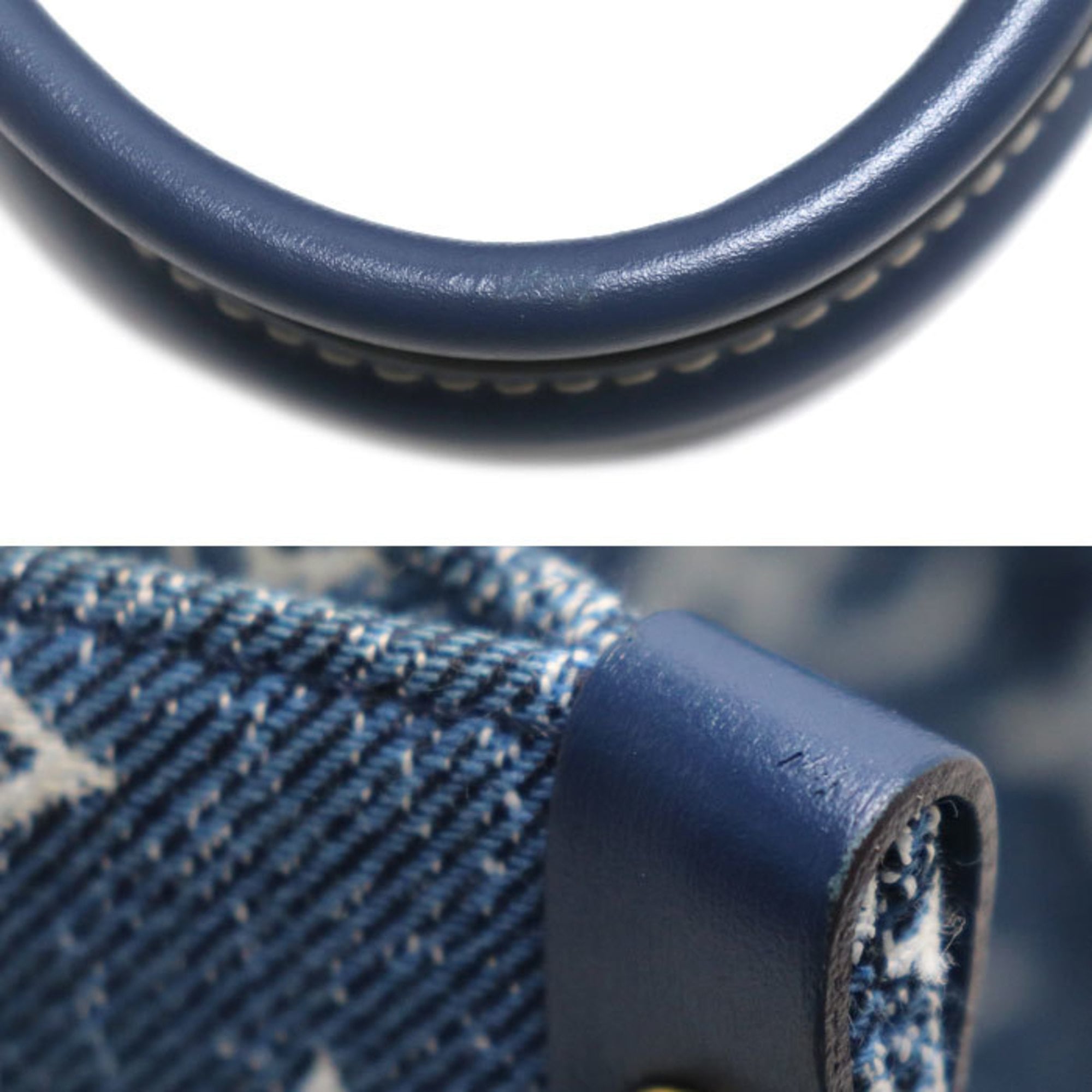 Louis Vuitton Blue Denim Shoulder Bag (Pre-Owned)