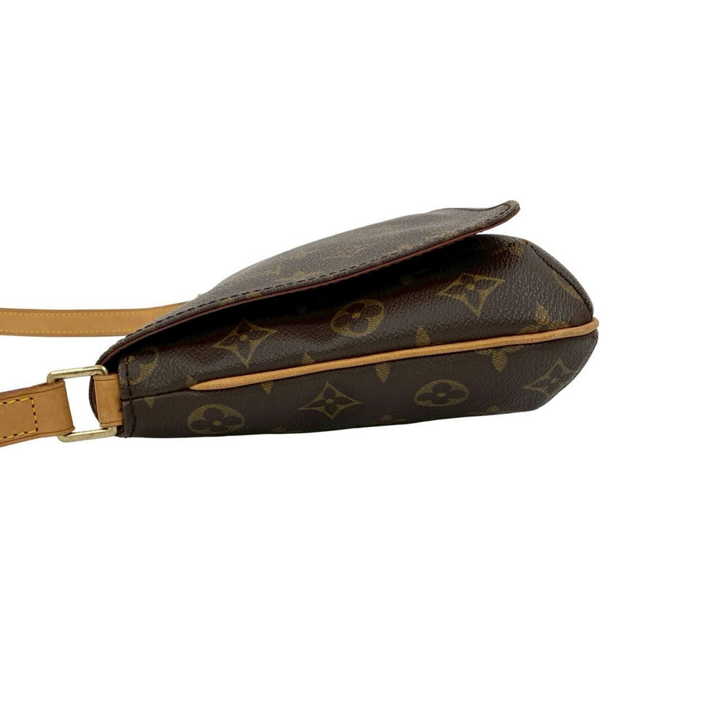 Louis Vuitton Brown Leather Pvc Shoulder Bag (Pre-Owned)
