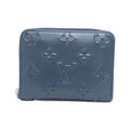 Louis Vuitton Blue Leather Coin Purse/Coin Case (Pre-Owned)