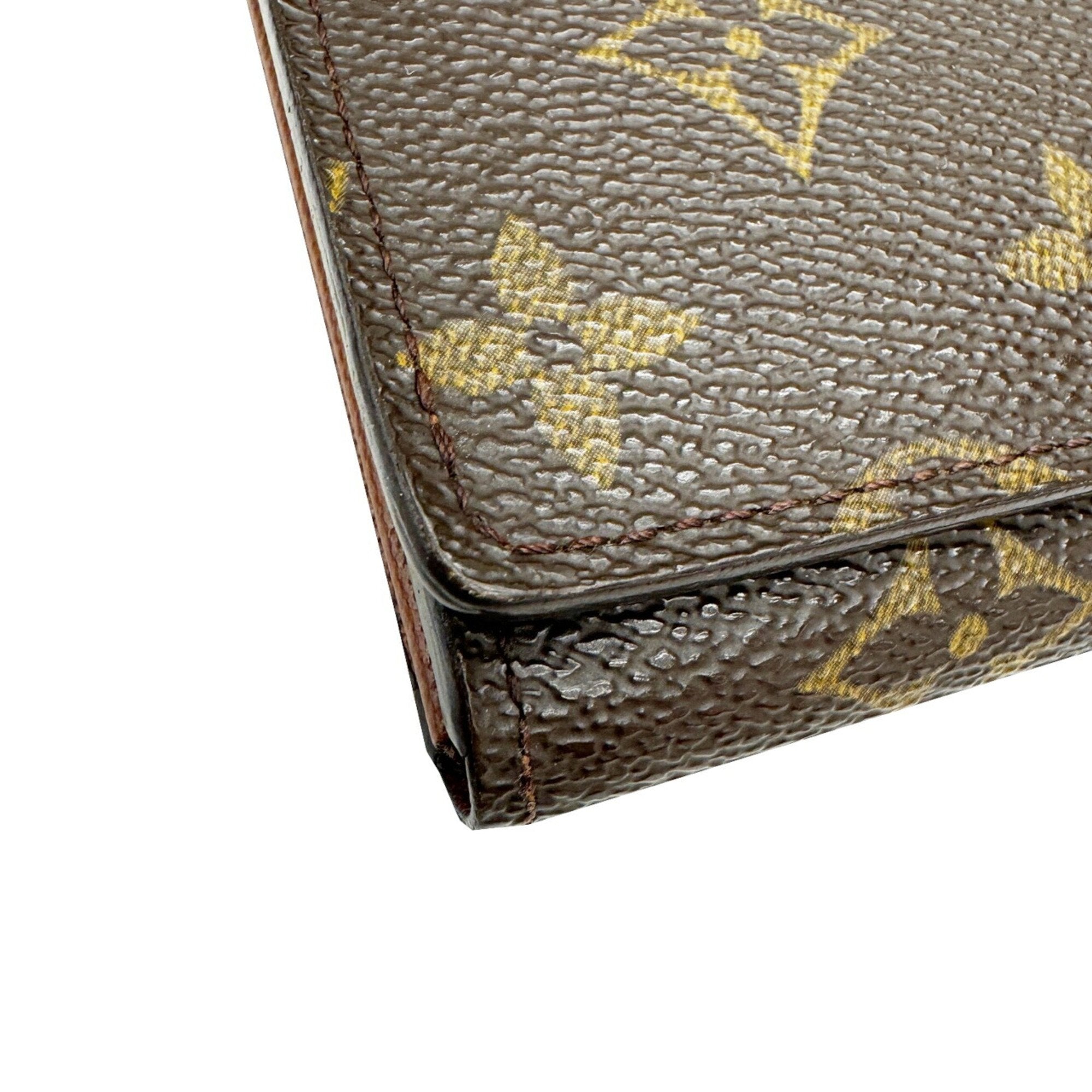 Louis Vuitton Brown Monogram Wallet (Bi-Fold) (Pre-Owned)